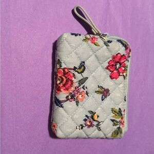 Vera Bradley Coin Purse. Water Bouquet Pattern. EUC
